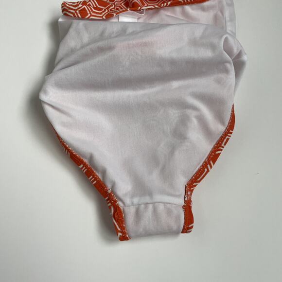 Janie And Jack Orange Halter Bathing Suit - Picture 4 of 5